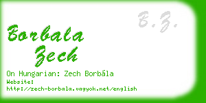 borbala zech business card